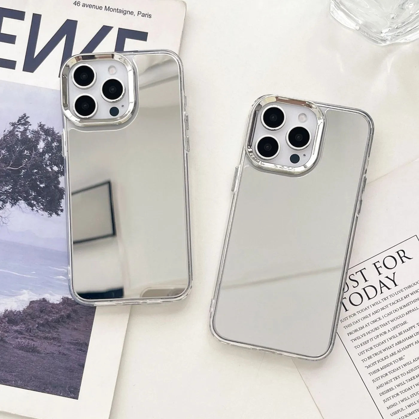 Luxury Make Up Mirror Phone Case For iPhone